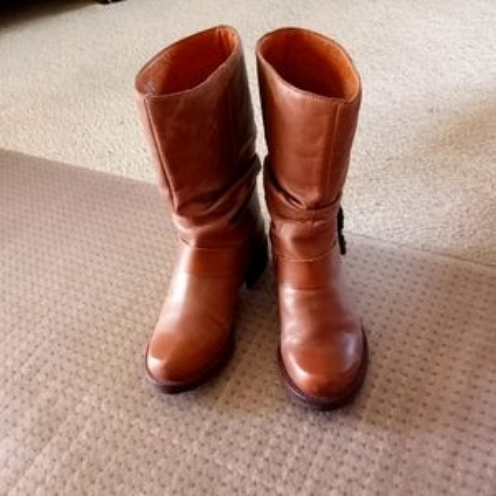 Matisse "Bobby" Slouch Leather Moto Boots
